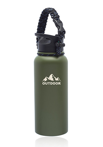 34 oz. Vulcan Stainless Steel Water Bottles with Strap | WB329