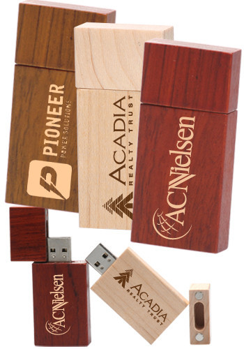 16GB Rectangle Wood USB Flash Drives | USB02716GB - Discountmugs