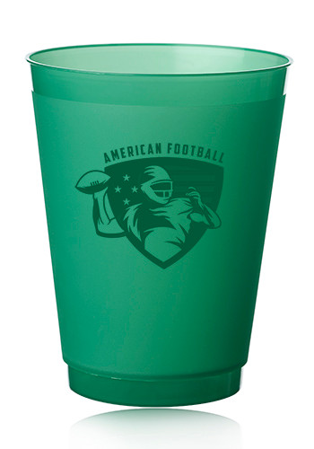 16 oz. Flex Frosted Plastic Stadium Cups | FF16 - Discountmugs