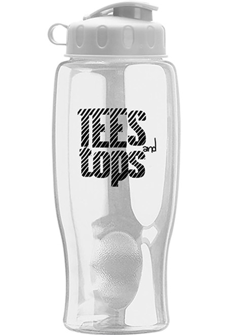 27 oz. Transparent Bottles with Flip Lid
