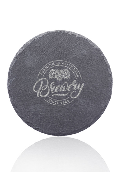 Minack Round Slate Coasters