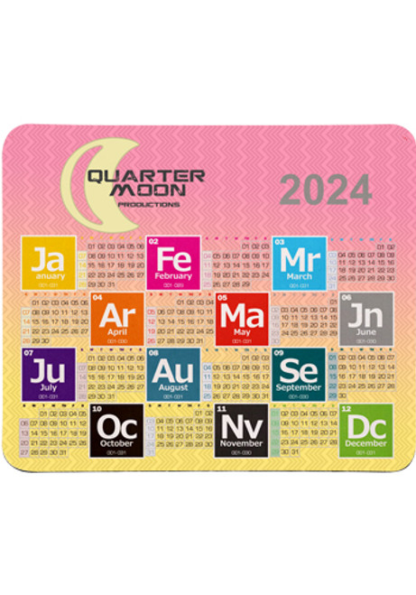 Periodic Table Calendar Mouse Pads