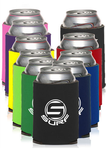 Assorted Premium 4mm Collapsible Can Coolers #KZEPUAST - Discountmugs