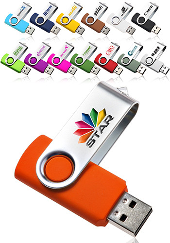 16GB Swivel USB Flash Drives