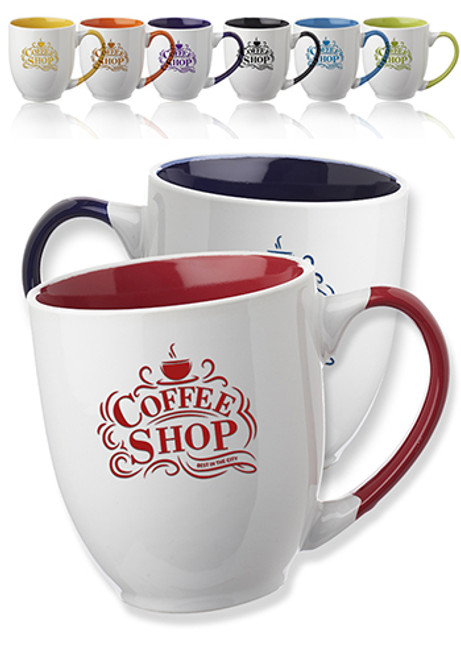 16 oz. Miami Two-Tone Bistro Mugs