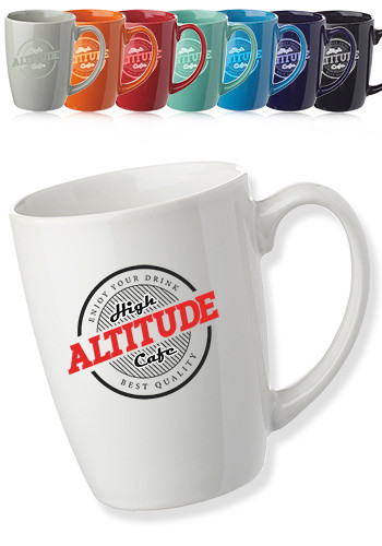 12 oz. Curved Java Coffee Mugs