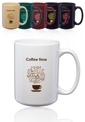 15 oz. Large El Grande Coffee Mugs