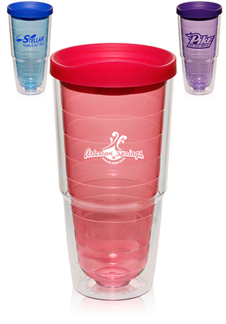 24 oz. Double Wall Orbit  Acrylic Tumblers