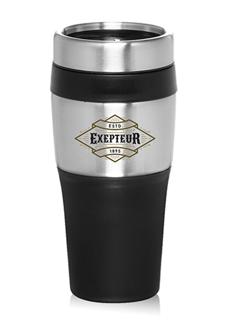 16 oz. Black Acrylic Color Accent Tumbler