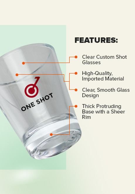1.75 oz. Clear Glass Shot Glasses 1.75 oz. Clear Glass Shot Glasses