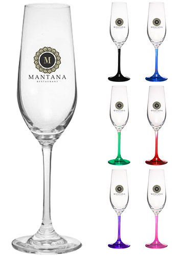 8 oz. Lead Free Crystal Champagne Glasses