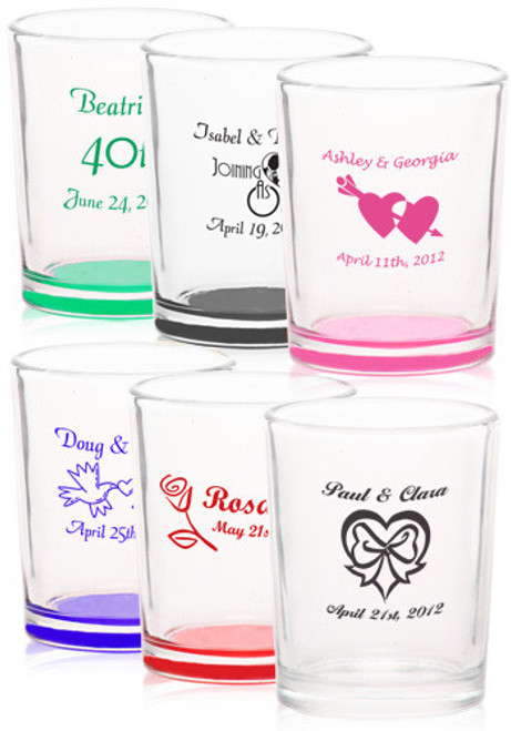 Arc Votive Glass Candle Holders