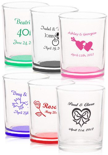 Arc Votive Glass Candle Holders