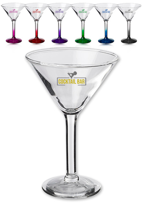 8.5 oz. Libbey Salud Grande Wedding Martini Glasses