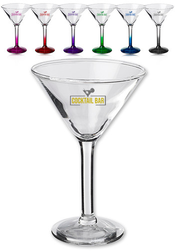 8.5 oz. Libbey Salud Grande Wedding Martini Glasses