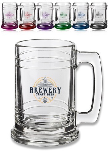 15 oz. Libbey Maritime Glass Beer Mugs