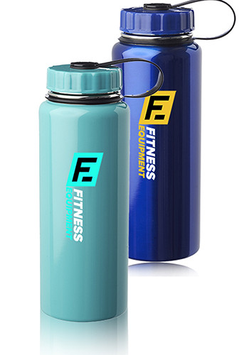 34 oz. Stainless Steel Sports Bottles with Lid