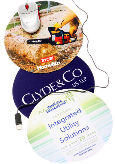 Round Full Color Mouse Pads 1/8