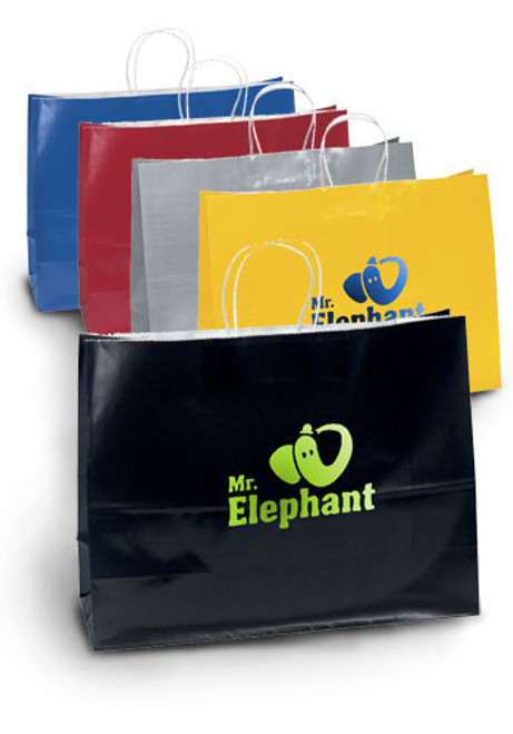 Aubrie Gloss Foil Hot Stamp Paper Bags