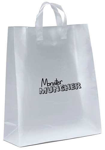 Shopping Frosted Plastic Bags