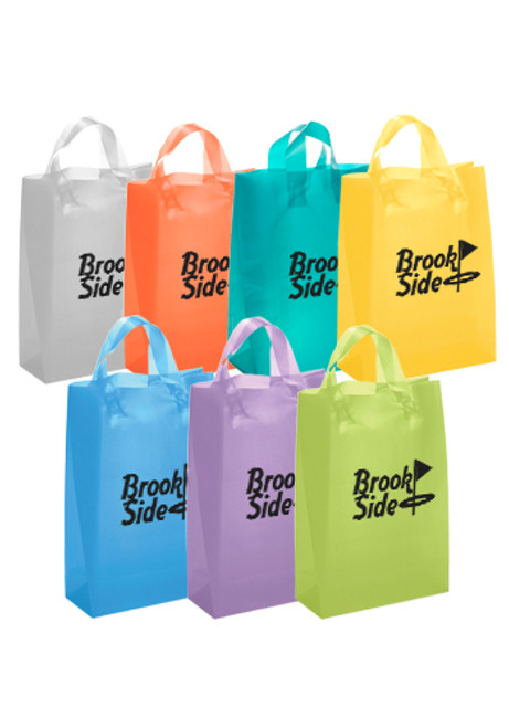 Lily Frosted Brite Shopping Plastic Bags