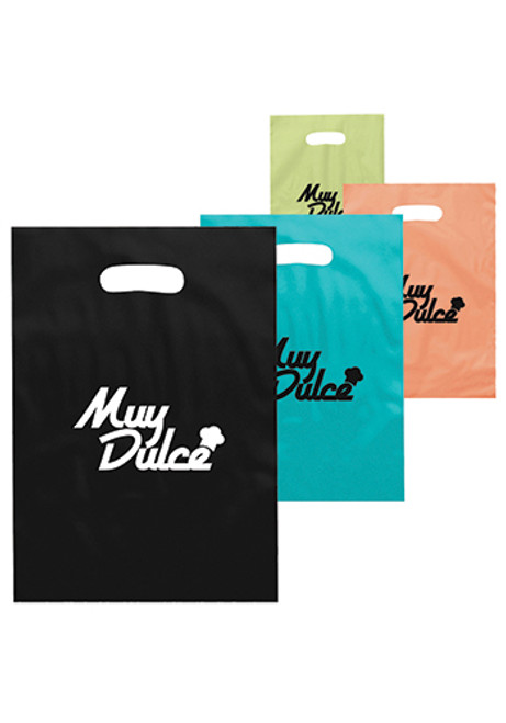 Die Cut Frosted Brite Plastic Bags