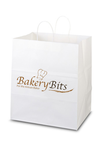 Brute White Paper Bags