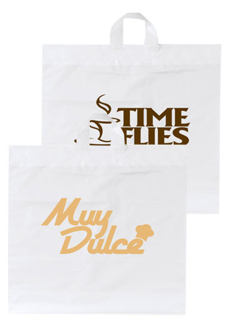 Soft-Handled Plastic Shopping Bags