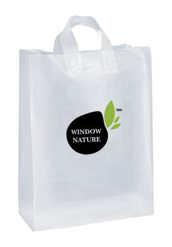 Foil-Stamped Frosted Plastic Bags