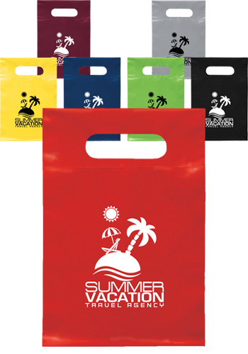 Plastic Bags with Die Cut Handles