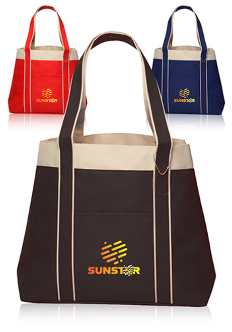 Donna Polyester Tote Bags
