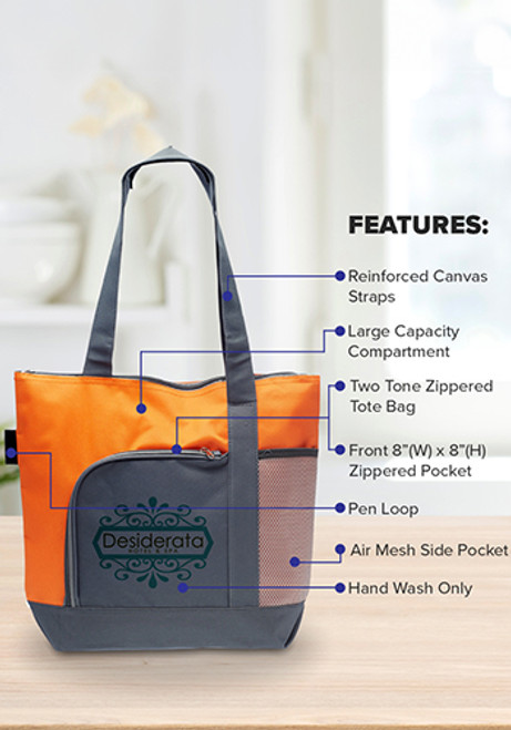 The Go Getter Two-tone Tote Bags