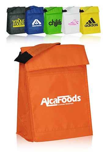 Velcro Closure Insulated Lunch Bags