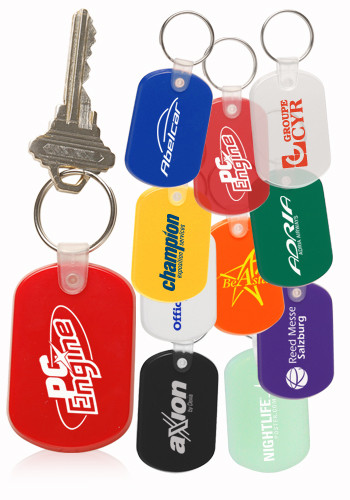 Tag Soft Plastic Keychains