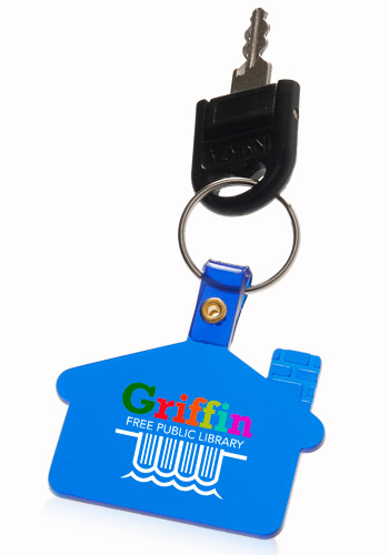 House Shaped Soft Key Tags