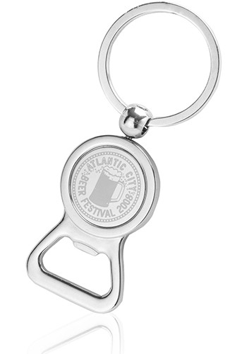 Chrome Bottle Opener Keychains