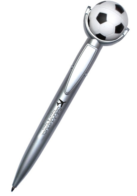 Pens with Soccer Stress Ball Top