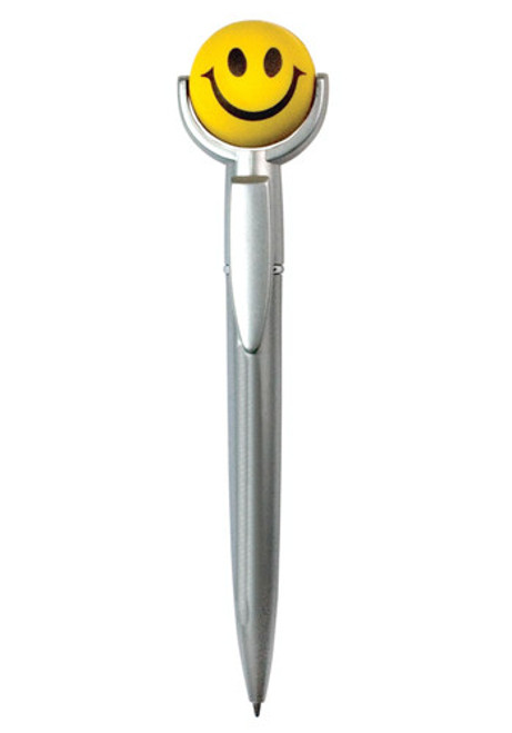 Pens with Smiley Stress Ball Top