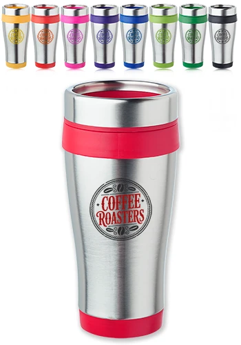 16 oz. Insulated Stainless Steel Travel Mugs