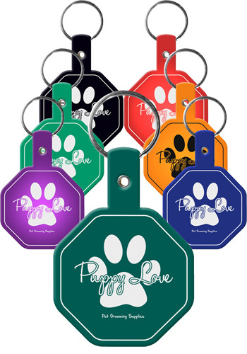 Octagon Flexible Keytags