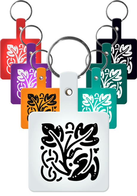 Square Flexible Key Tags Square Flexible Key Tags