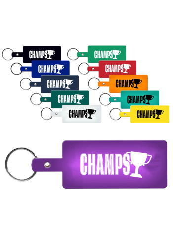 Rectangle Flexible Keychains