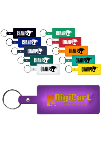 Rectangle Flexible Keychains