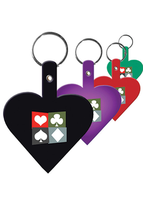 Heart Flexible Key Tags Heart Flexible Key Tags