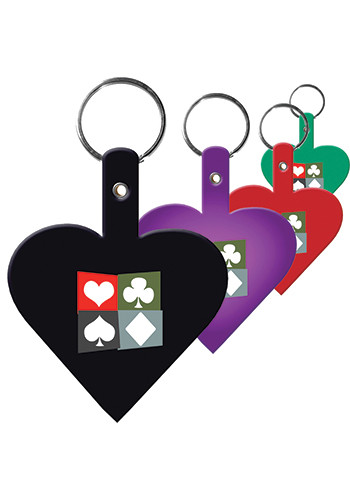 Heart Flexible Key Tags