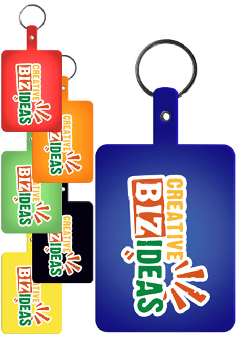 Large Rectangle Flexible Key Tags