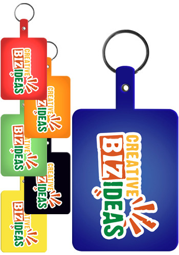 Large Rectangle Flexible Key Tags