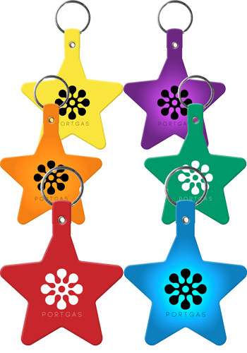 Star Flexible Key Tags