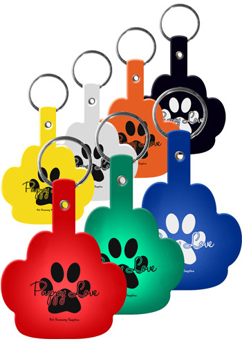 Paw Flexible Key Tags