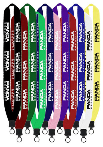 Cotton Lanyards with O-Ring Attachment